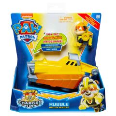 Spinmaster Paw Patrol Sesli Işıklı Görev Araçları ve Figür Seti - Rubble (778988296677)