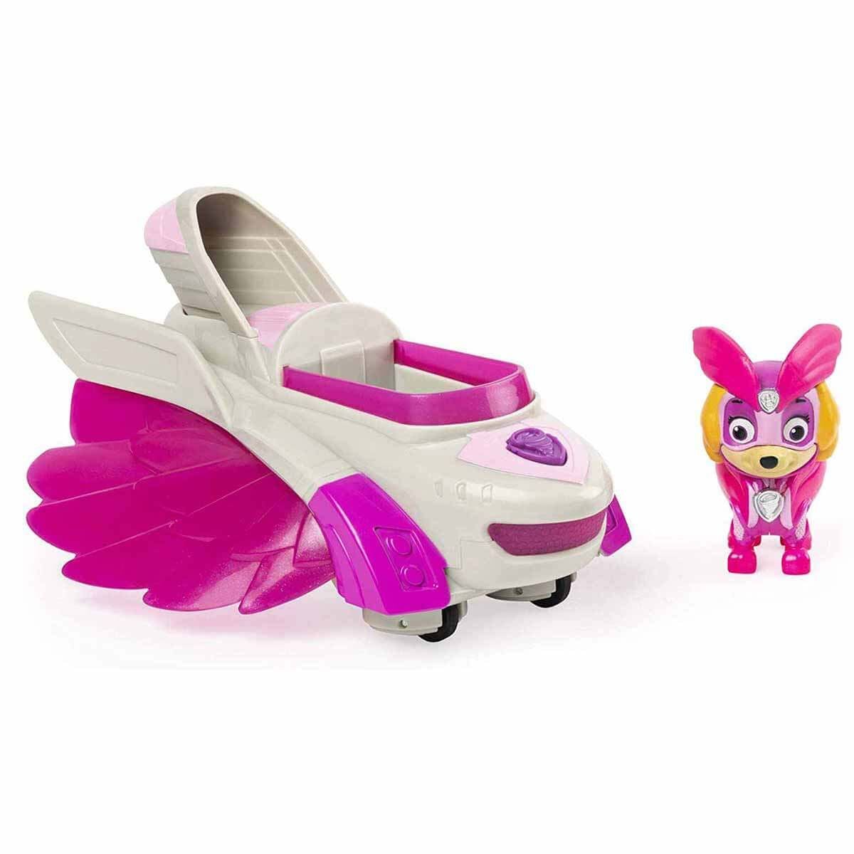 Spinmaster Paw Patrol Sesli Işıklı Görev Araçları ve Figür Seti - Skye (778988296677)