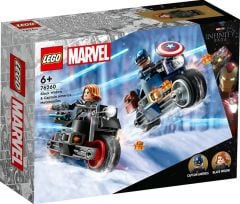 76260 LEGO® Marvel Black Widow ve Kaptan Amerika Motosikletleri