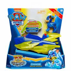 Spinmaster Paw Patrol Sesli Işıklı Görev Araçları ve Figür Seti - Chase (778988296677)