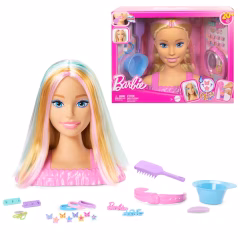 Barbie Saç Tasarımı Büstü - Sarı Saçlı- JFG81