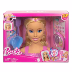 Barbie Saç Tasarımı Büstü - Sarı Saçlı- JFG81