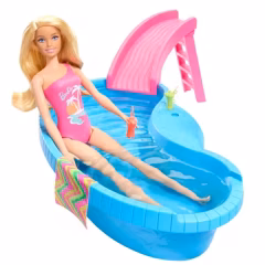 Barbie Bebek ve Havuz Oyun Seti- HRJ74
