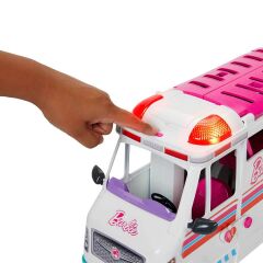 Barbie Dönüşen Ambulans ve Klinik Oyun Seti-  HKT79