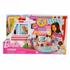 Barbie Dönüşen Ambulans ve Klinik Oyun Seti-  HKT79