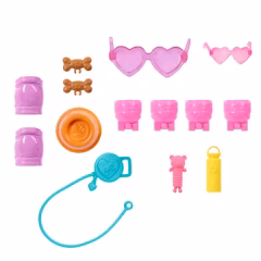 Barbie Paten Eğlencesi ve Sevimli Köpek Oyun Seti- Sarışın-  JMJ44