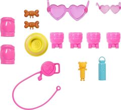 Barbie Paten Eğlencesi ve Sevimli Köpek Oyun Seti-Kahverengi Saçlı-  JMJ45