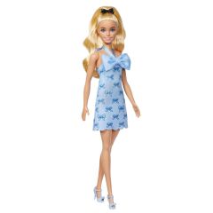 Barbie Büyüleyici Parti Bebekleri - Mavi Fiyonklu Elbiseli- HYT93