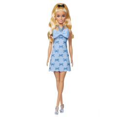 Barbie Büyüleyici Parti Bebekleri - Mavi Fiyonklu Elbiseli- HYT93