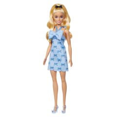 Barbie Büyüleyici Parti Bebekleri - Mavi Fiyonklu Elbiseli- HYT93