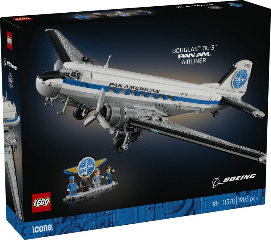 11378 LEGO® Icons Douglas™ DC-3™ PAN AM® Uçağı