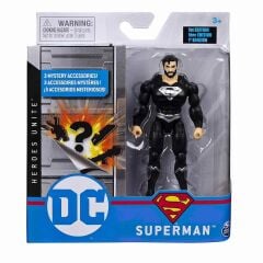 Spinmaster DC Comics Aksiyon Figürleri 10 cm - Superman-Siyah (778988299463)
