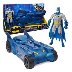 Spinmaster Batmobile Ve Bat-Tech Batman Figürü 30 cm - Mavi (778988245835)