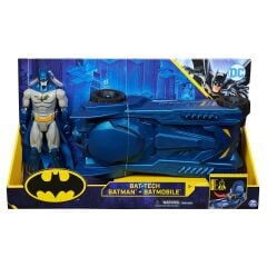 Spinmaster Batmobile Ve Bat-Tech Batman Figürü 30 cm - Mavi (778988245835)