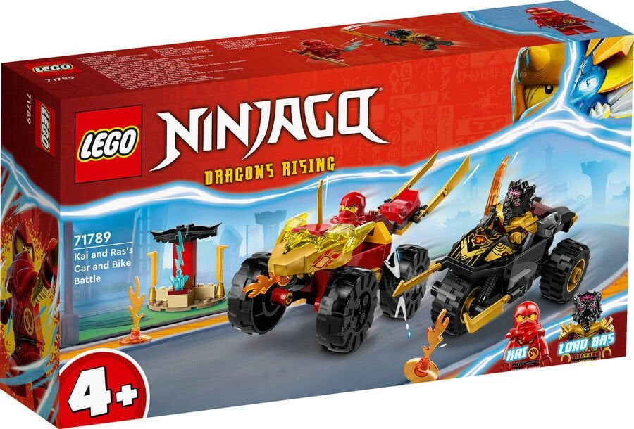 71789 LEGO® NINJAGO Kai ve Ras'ın Araba ve Motosiklet Savaşı