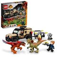 76951 LEGO Jurassic World™ Pyroraptor ve Dilophosaurus Nakliyesi