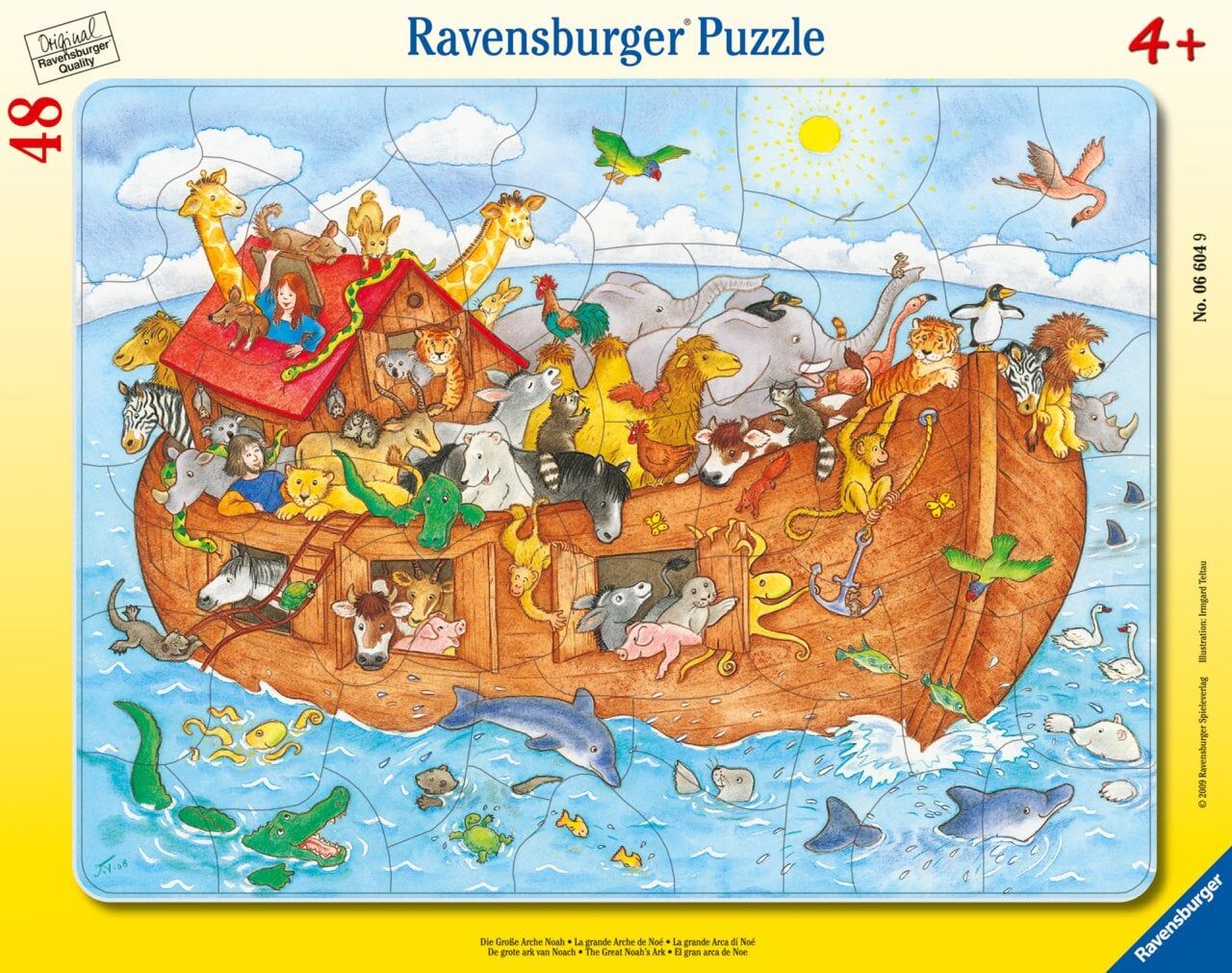 48 Parça Büyük Çerçeve Puzzle Nuhun Gemisi (066049)