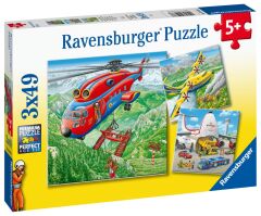 3x49 Parça Puzzle Yangınla Mücadele (050338)