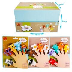 KZL-TL-14 HAYVAN FIGURLU PARMAK KUKLA 96