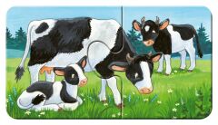 9x2 Parça Puzzle Çiftlikte Hayvanlar (050727)