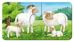 9x2 Parça Puzzle Çiftlikte Hayvanlar (050727)