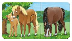 9x2 Parça Puzzle Çiftlikte Hayvanlar (050727)
