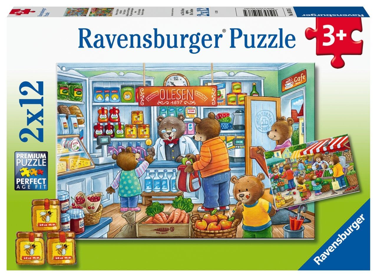 2x12 Parça Puzzle Alışverişe Gidiyoruz (050765)