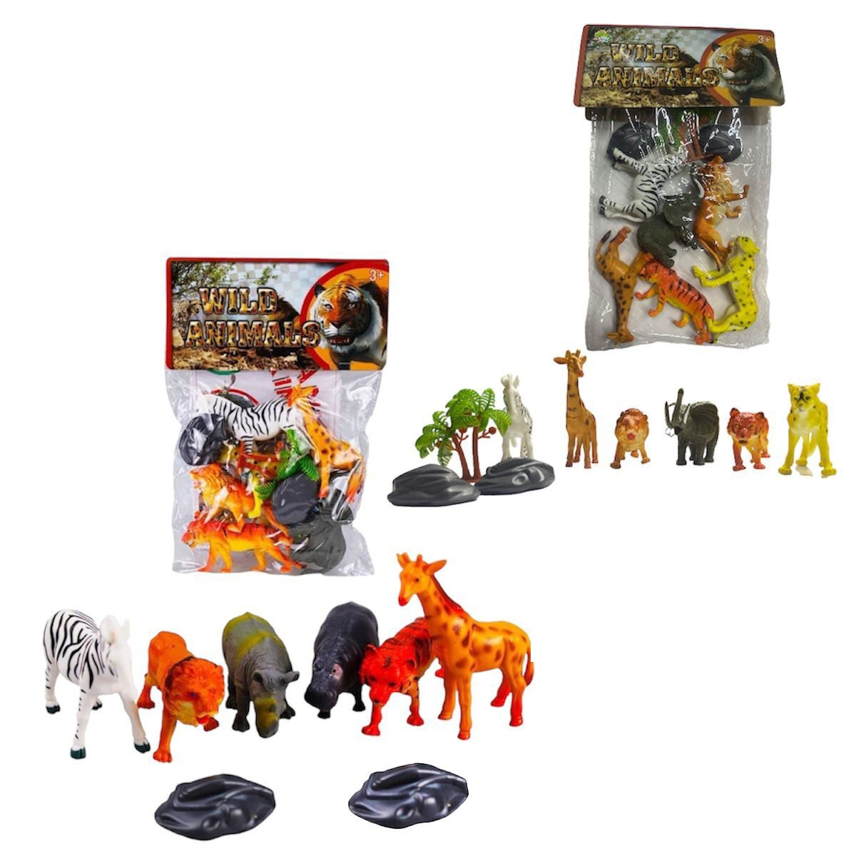 KZL-YS5-006ABC 6 LI VAHSI HAYVAN SET 72