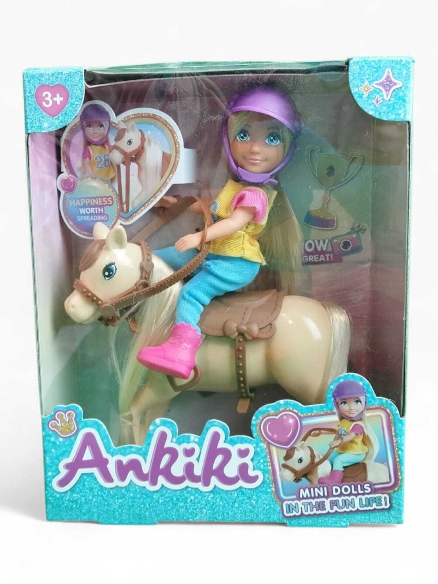 Seher Ankıkı Atlı Oyuncak Bebek Seti 606009 (SEHER-606009)