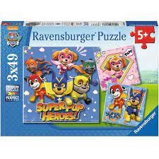3x49 Parça Puzzle Paw Patrol (080366)