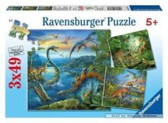 3x49 Parça Puzzle Dinozorlar (093175)