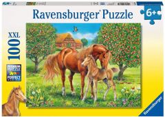 100 Parça Puzzle Mutlu Atlar (105779)