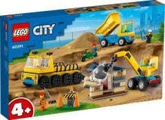 60391 LEGO® City İnşaat Kamyonları ve Yıkım Gülleli Vinç