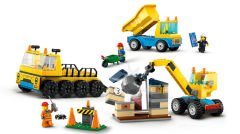 60391 LEGO® City İnşaat Kamyonları ve Yıkım Gülleli Vinç