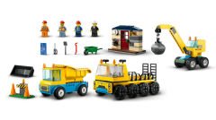 60391 LEGO® City İnşaat Kamyonları ve Yıkım Gülleli Vinç