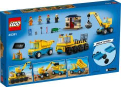 60391 LEGO® City İnşaat Kamyonları ve Yıkım Gülleli Vinç