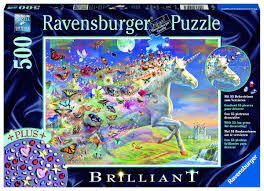 500 Parça Puzzle Kelebekli Unikorn (150465)