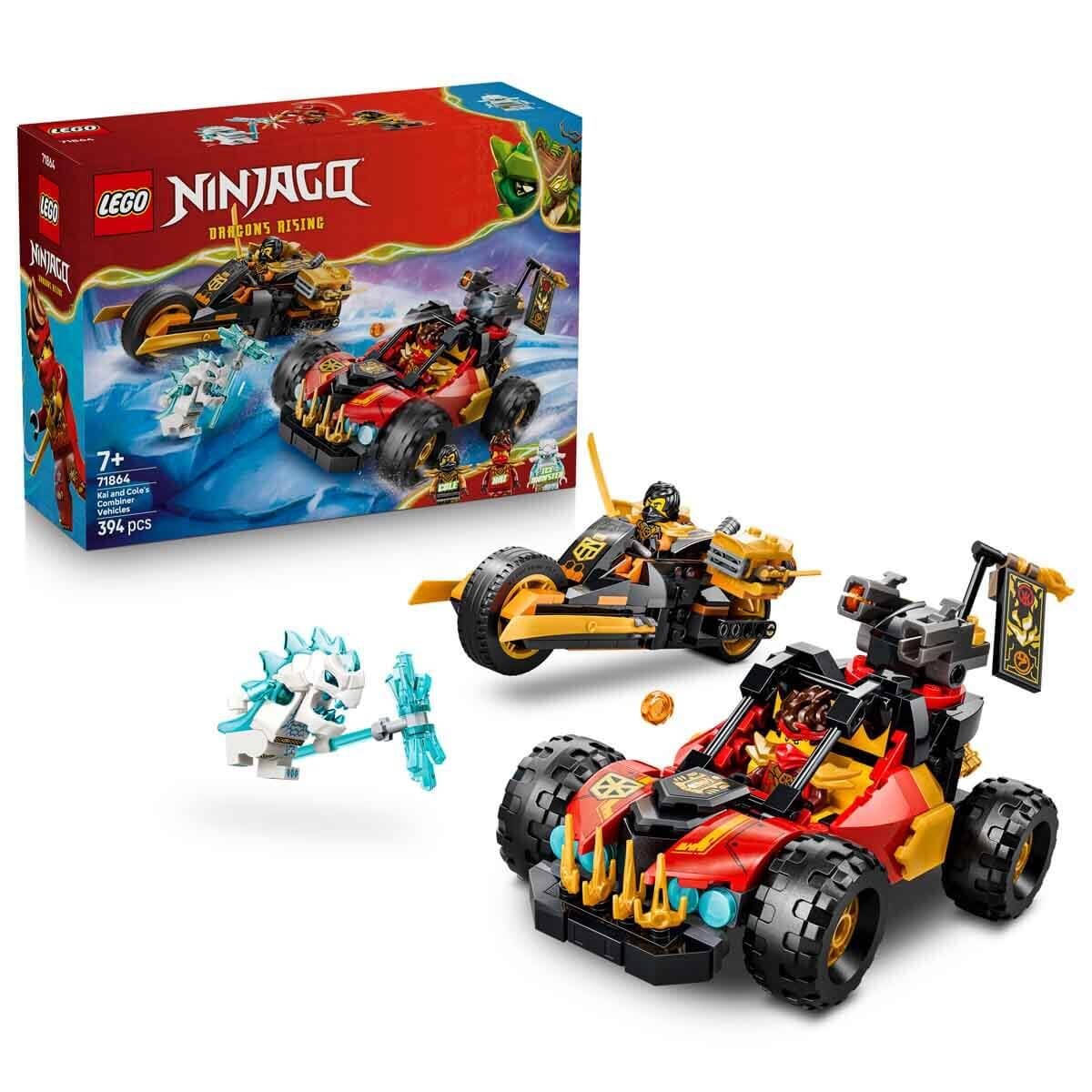 71864 LEGO® NINJAGO Kai ve Cole’un Birleşen Araçları