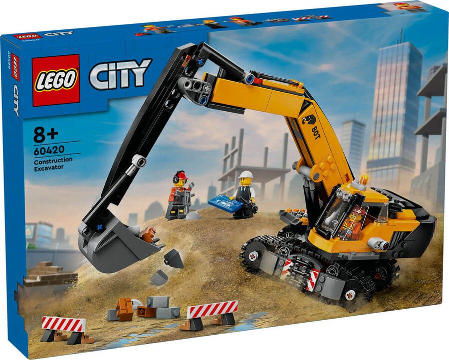60420 LEGO® City Sarı İnşaat Ekskavatörü
