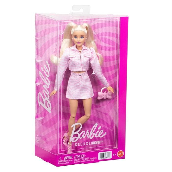 Barbie Deluxe Style Bebekler- HYV24 - Pembe Ceketli- JJN69