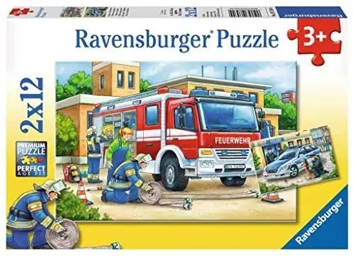 2x12 Parça Puzzle Polis ve itfaiye (075744)