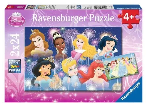 2x24 Parça Puzzle Disney Princesses (088720)