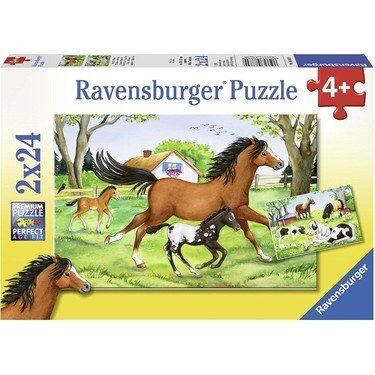 2x24 Parça Puzzle World of Horses (088829)
