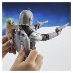Star Wars The Mandalorian ve Grogu Ödül Avcısı Figürü-  G2842