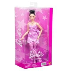 Barbie Deluxe Style Bebekler- HYV24 -Yıldız Desenli Elbileli-  JJN71