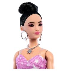 Barbie Deluxe Style Bebekler- HYV24 -Yıldız Desenli Elbileli-  JJN71