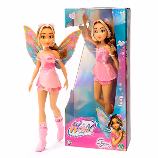 Winx Kanatlı Periler Flora-   (W010101GIP19876F)