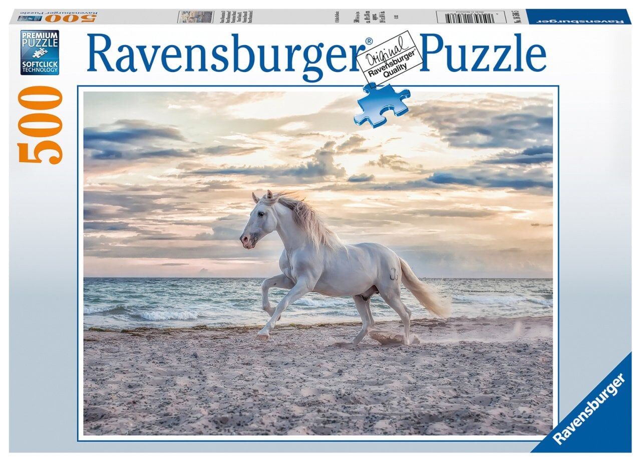 500 Parça Puzzle Beyaz At (165865)