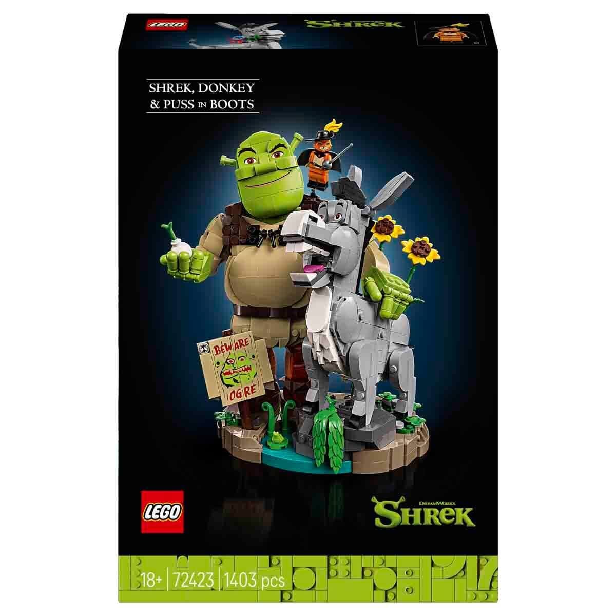 72423 LEGO® Shrek: Şrek, Eşek ve Çizmeli Kedi