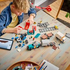 60509 LEGO® City Vinç ve Kamyonlu Liman Yük Treni